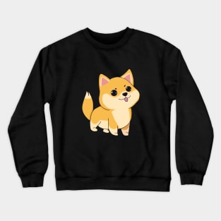 Kawaii Shiba Inu Dog, Love Shiba Inus Crewneck Sweatshirt